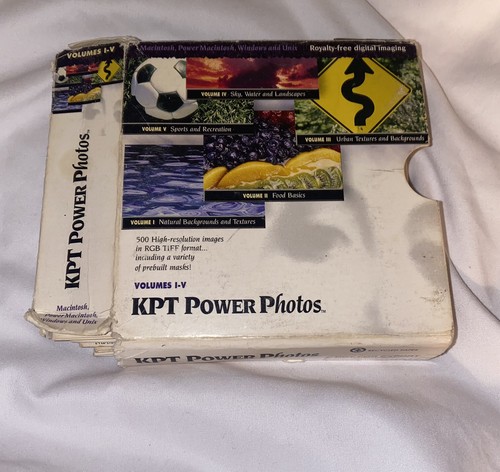 Kai's KPT Power Photos 3 Mac/Windows Software 8 CD Incompleted Missing one - Picture 8 of 8