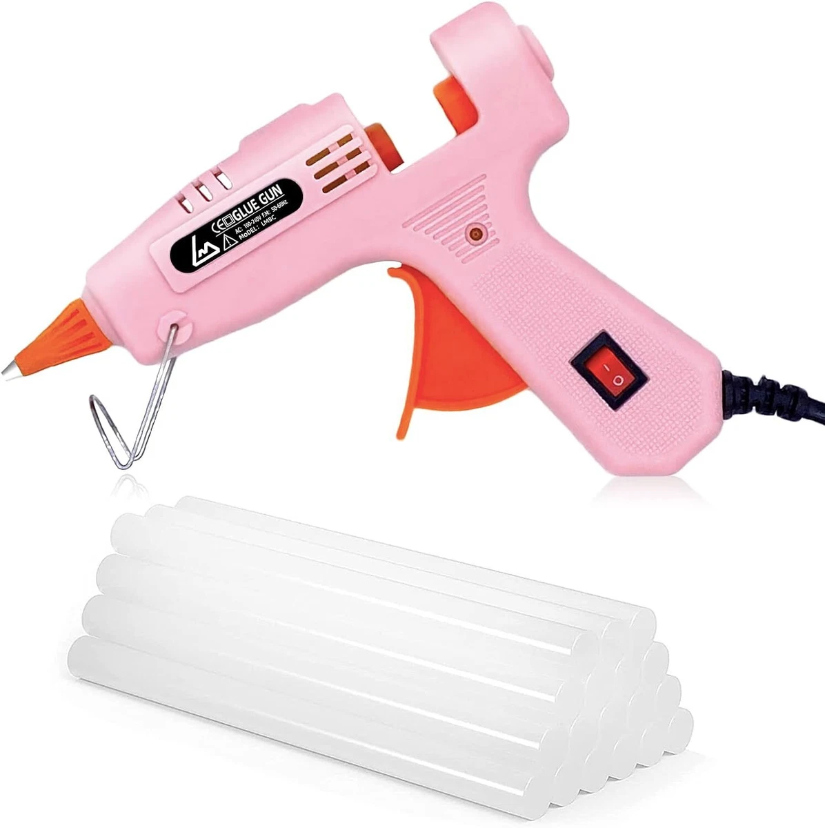 Pink hot glue online sticks