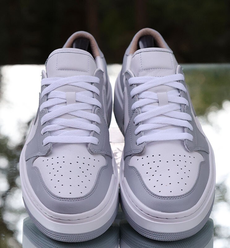 Nike Air Jordan 1 Elevate Low Wolf Grey Women's Size 11.5 Custom