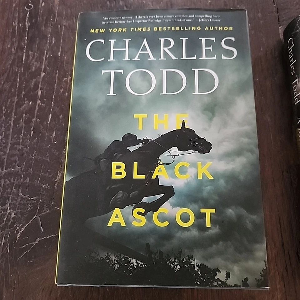 Charles Todd Lot of 5 Inspector Ian Rutledge Mystery Series HC Books Black Ascot - Image 4 of 4