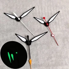 Mod New Simple White Pilot Watch Hands Parts For NH35 NH36 NH38 Automatic Move