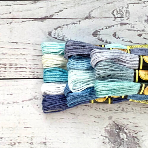 CXC Brand Frosty Elegance Set: Embroidery Floss for Needlecraft, Cross Stitching - Picture 3 of 3