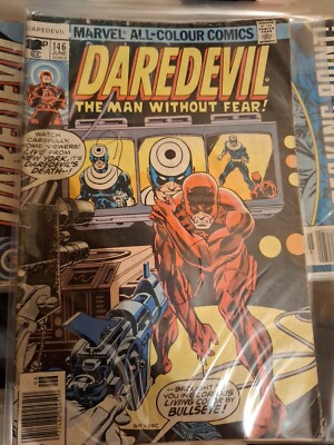 Daredevil #146 (1977 MarvelComics) Early Bullseye Appearance UK Price Variant 