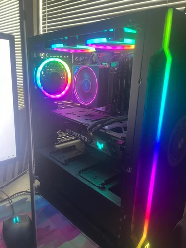 SkyTech Shadow 3.0 Gaming Computer PC Desktop - Ryzen 7 3700X 8-Core 3.6 GHz, RT