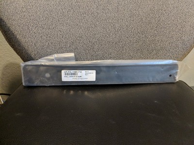 Chatsworth CPI 11421-712 12/" Black Wall Angle Cable Runway