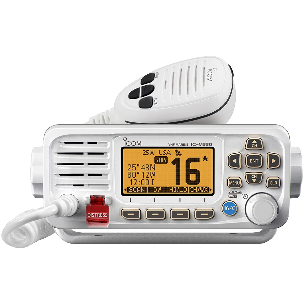 Icom M330 VHF Compact Radio - White M330 61 UPC 731797037633 | eBay
