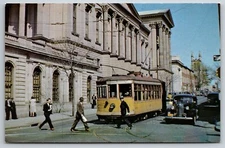 1940s Lancaster PA Conestoga Traction 221 Trolley Street Car King Duke Postcard