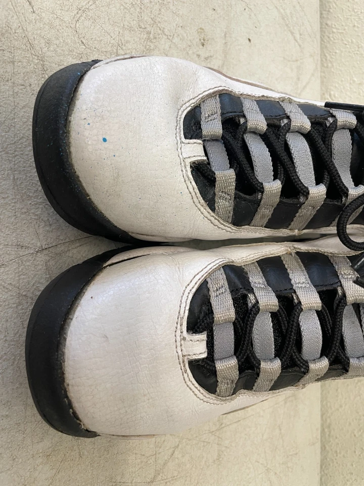 Nike Air Jordan Retro 10 Acero 2013 (GS) Niño Talla 4.5Y Tenis Blanco 310806- Foto 3 de 4