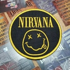 EMBROIDERED NIRVANA GRUNGE BAND PATCH Please Read Ad 