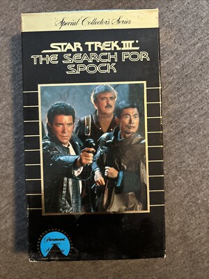 Star Trek III 3: The Search For Spock, Gold Collector's Series (VHS, 1986)