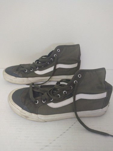 Vans Para Hombre Off The Wall 721277 Zapatos de Camuflaje Oliva Top Alto con Cordones Talla 10 - Imagen 6 de 6