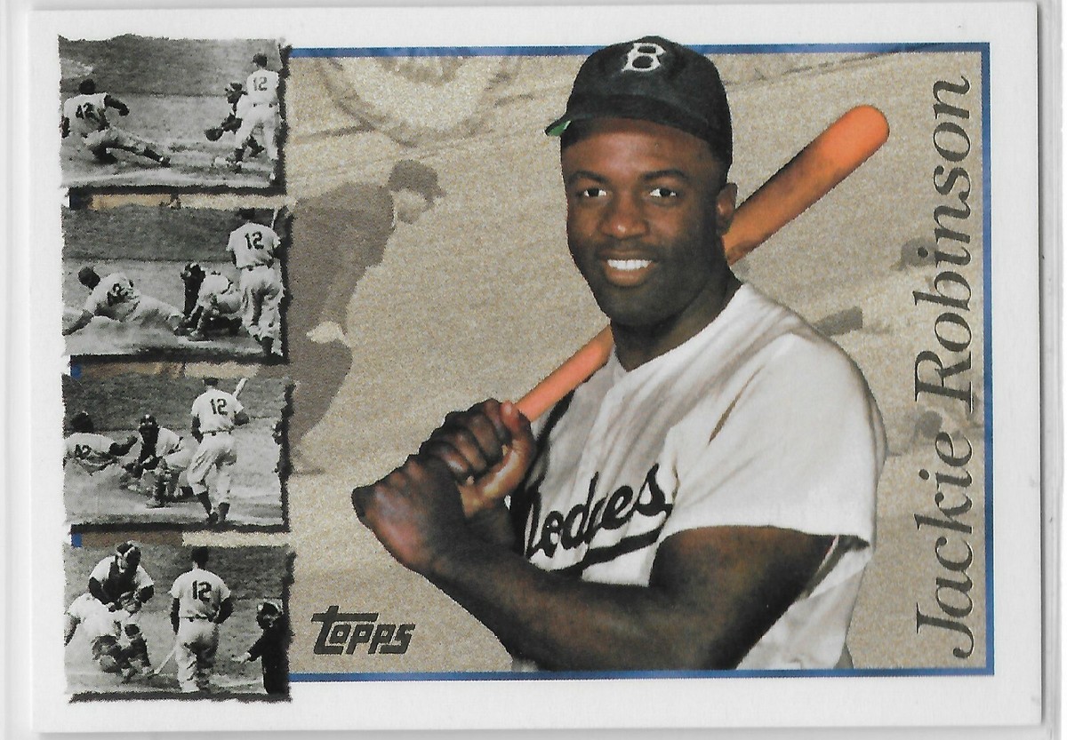 1997 Topps #42 Jackie Robinson Brooklyn Dodgers HOF | eBay