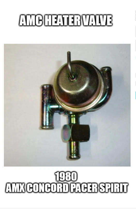 VÁLVULA CALEFACTORA 1980 AMC AMX CONCORD PACER SPIRIT Envío gratuito a EE. UU. Foto 2 de 4