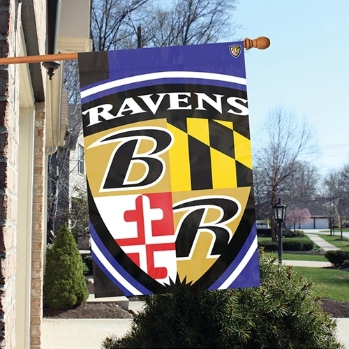 Baltimore Ravens 24 x 36 Bold Logo Banner Flag