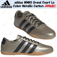 adidas WMNS Grand Court Lo Cyber Metallic Carbon JQ9681 Women's Size
