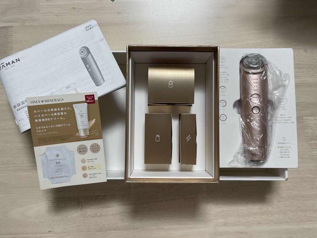 YA−MAN M18-YL PINK Photo Plus Shiny YA-MAN M18-YL Champagne Pink RF Facial