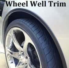 Black Carbon Fiber Wheel Well Fender Trim Molding D.i.y. Kit - Warranty Black Carbon Fiber Wheel Well Fender Trim Molding D.i.y. Kit - Warranty
