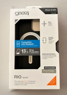 ZAGG Gear4 Rio Snap Case for MagSafe for Apple iPhone 12 Mini - Black