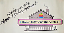 RARE Vintage Apple Computer "Home Is Where The Apple Is" Promotional Poster