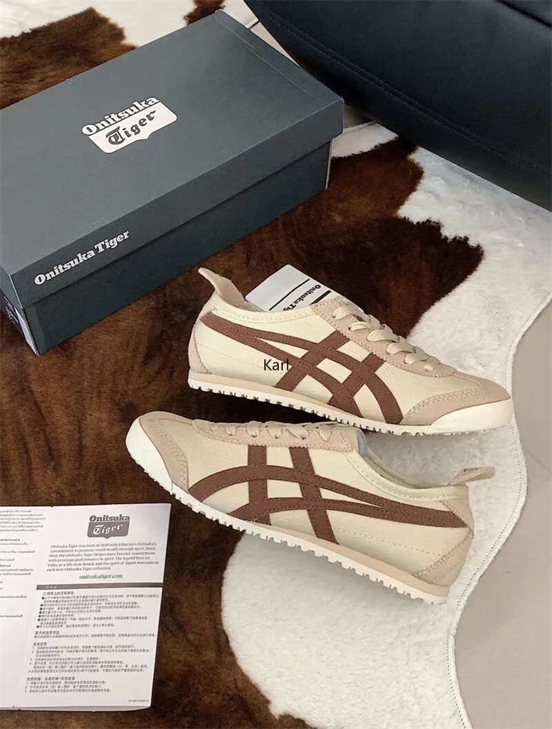 2025 NEW Onitsuka Tiger Mexico 66 Beige Suede Brown new with box