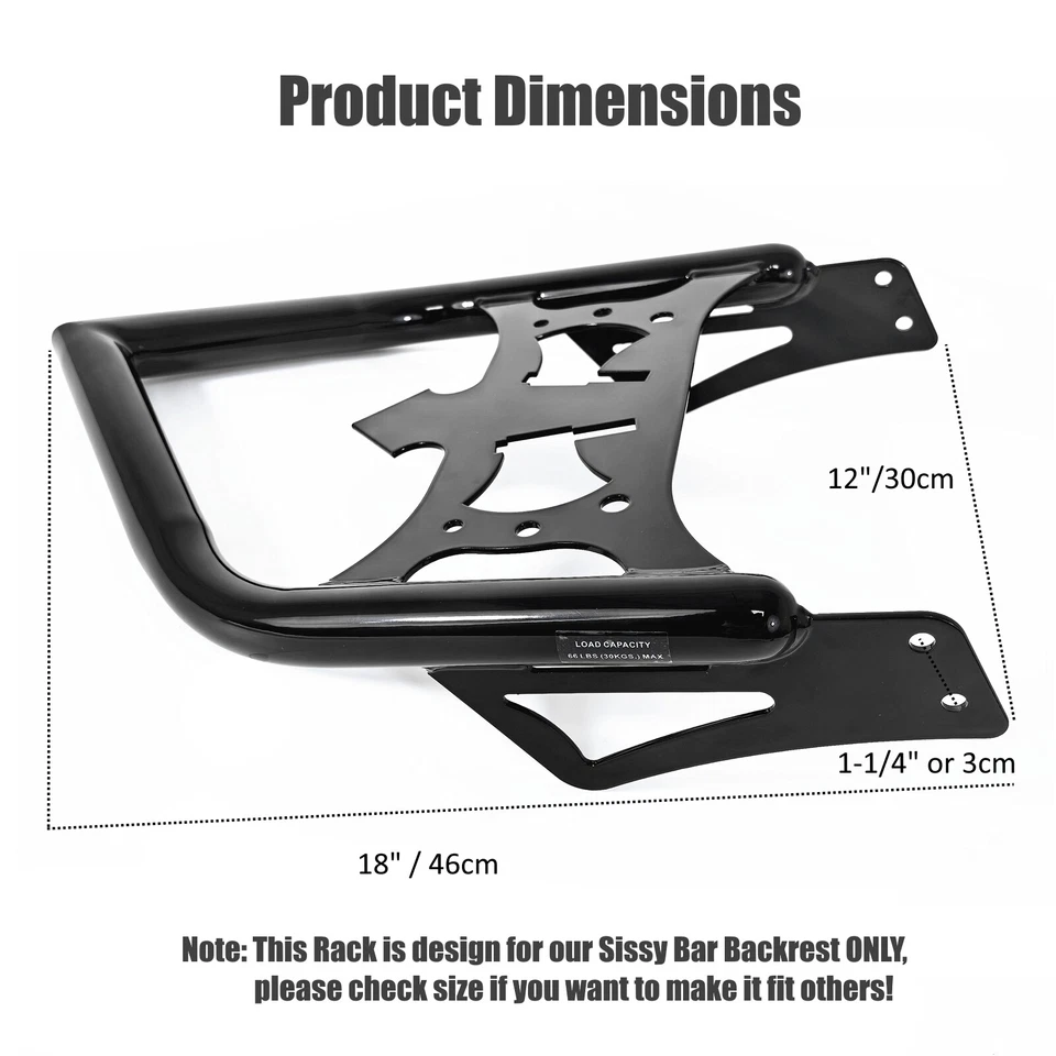 Barra Sissy para Kawasaki Vulcan VN1700 Vaquero con portaequipajes respaldo pasajero Foto 2 de 4