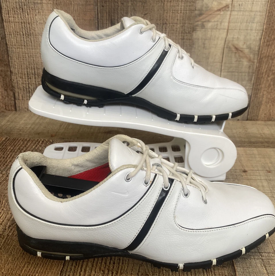 Туфли для гольфа женские Nike Air Tac без шипов белые 314906-101 низкий верх на шнуровке 7,5 - Изображение 4 из 4