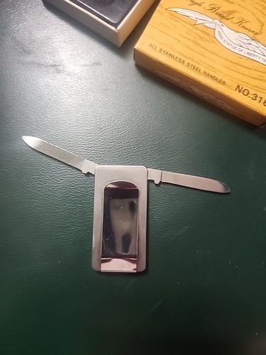 Vintage Parker Eagle Brand Knives Belt Clip Knife Statue of Liberty No. 316 RARE - Picture 4 of 6