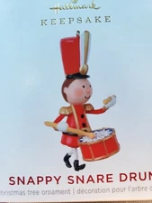 2021 Hallmark Keepsake Ornament miniature  Snappy Snare Drum  mini NIB free ship