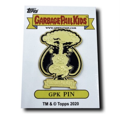 Garbage Pail Kids LEO Challenge Coin Pin ADAM BOMB Gold Variation 1/50