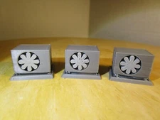 (3) " S "  SCALE  HVAC UNIT'S ROOF TOP, or STAND ALONE  L@@K  3D PRINTED  1:64