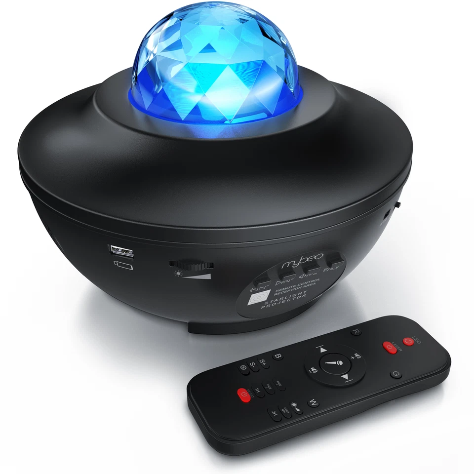 Mybeo Sternenhimmel Projektor Laser und 4 LED-Farben Nachtlicht Bluetooth - Bild 2 von 4