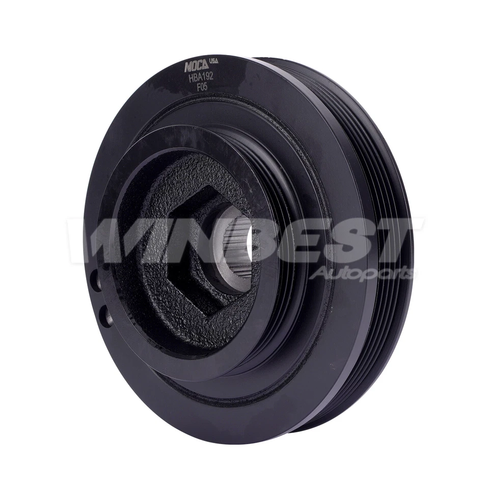 Kit de equilibrador armónico y correa serpentina para Honda Civic 2001-2005 1,7 L SOHC Foto 4 de 4