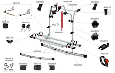Fiamma Montagesatz geeignet für F.Carry Bike VW Caddy FahrradträgerzubehörB-Ware