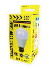 110V LED Light Bulb - 10W 806 Lumens - BC - 4000K - GLS Shape
