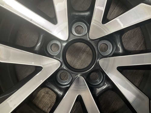Toyota Corolla Cross 2022 2023 75271 OEM wheel rim 18 x 7 CNC Med Charcoal Met - Picture 2 of 3