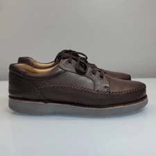 Samuel Hubbard Shoes Men Size 13 Derby Brown Leather Old Money Grandpa Comfort
