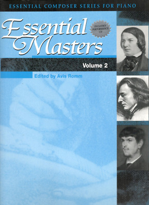 ESSENTIAL COMPOSER SERIES FOR PIANO ESSENTIAL MASTERS VOLUME 2 MUSIC BOOK/CD NEW