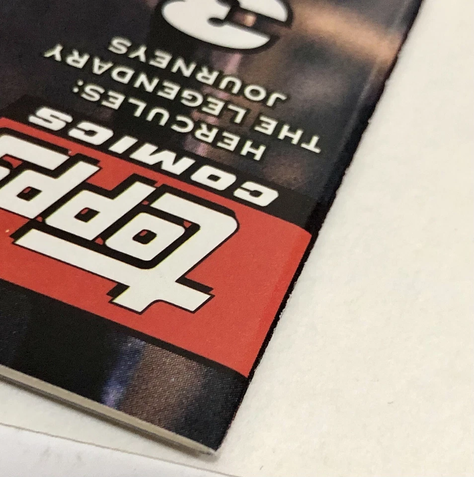 Topps Comics HERCULES #3 RARE SCARCE GOLD FOIL VARIANT XENA PHOTO COVER LOW - Image 3 of 4