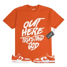 Dunk Cosmic Clay White Orange Low Air Force 1 '07 T Shirt Match TG