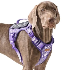 Tactical Dog Harness for Large Dogs No Pull Easy Walking Adjustable... Fast Ship