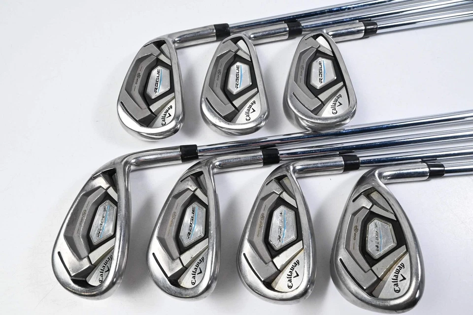 Callaway Rogue Irons / 5-PW+SW / Stiff Flex XP 95 ST 15 S300 Shafts - Image 2 of 4