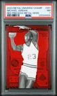 2023 SKYBOX METAL UNIVERSE CHAMPIONS #001 MICHAEL JORDAN 5/100 PSA 7