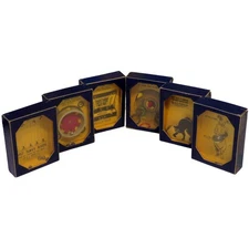 Vintage 1930S-1940S A.C. Gilbert Company Mini Dexterity Puzzle Games Set of 6