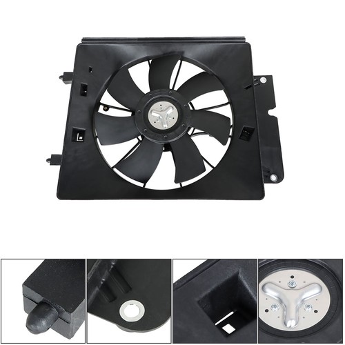 HO3113116 For 2002-06 Honda CR-V Element AC Condenser Cooling Fan Motor & Shroud - Picture 4 of 11