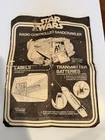 Vintage Kenner Star Wars Radio Controlled Jawa Sandcrawler INSTRUCTIONS