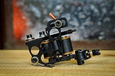 Handmade tattoo machine medium liner 5-14rs, Running 140-145 Hz 4.5 V Unloaded