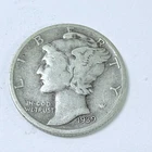 1939 S LIBERTY MERCURY 90% SILVER DIME CIRCULATED COIN #5342