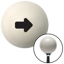 Black Bubble Solid Arrow Right Ivory Shift Knob W M16x1.5 Insert Shifter Auto Black Bubble Solid Arrow Right Ivory Shift Knob W M16x1.5 Insert Shifter Auto