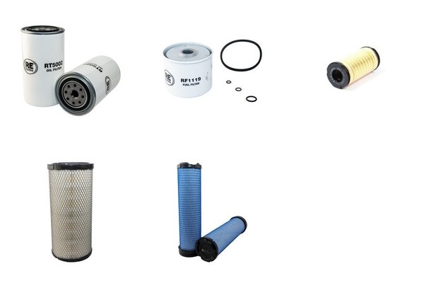 Filter KIT FüR Manitou Mi 70 H Luft ÖL Kraftstoff W/Perkins 1104C44T Motor-image