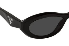 Image of Prada PR 26ZS 16K08Z Black Dark Grey Women Cat Eye Sunglasses